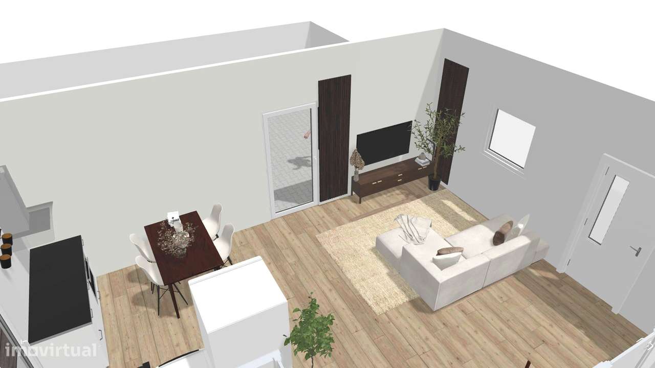Moradia T2 Remodelada | Logradouro-15