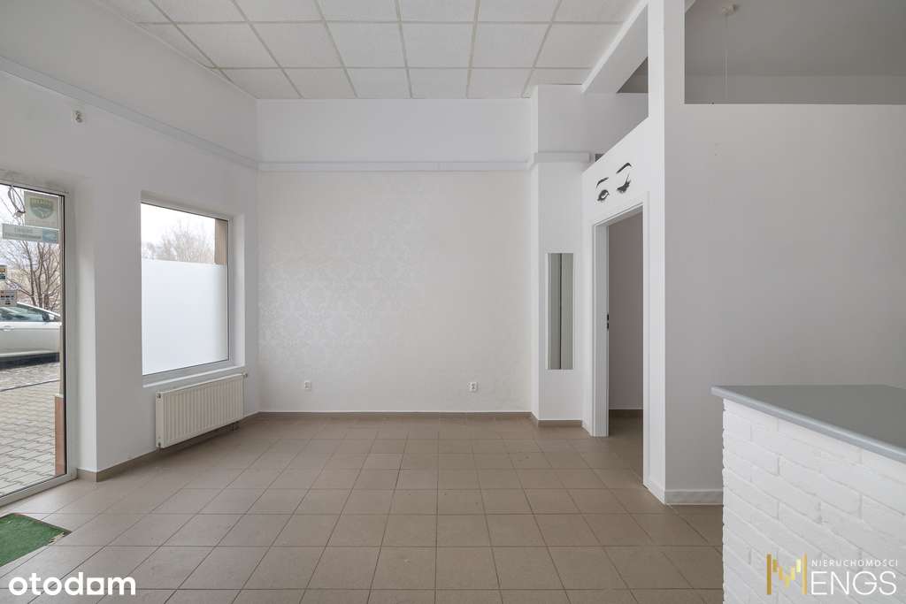 Lokal usługowy z witryną widoczną z al. KEN-3