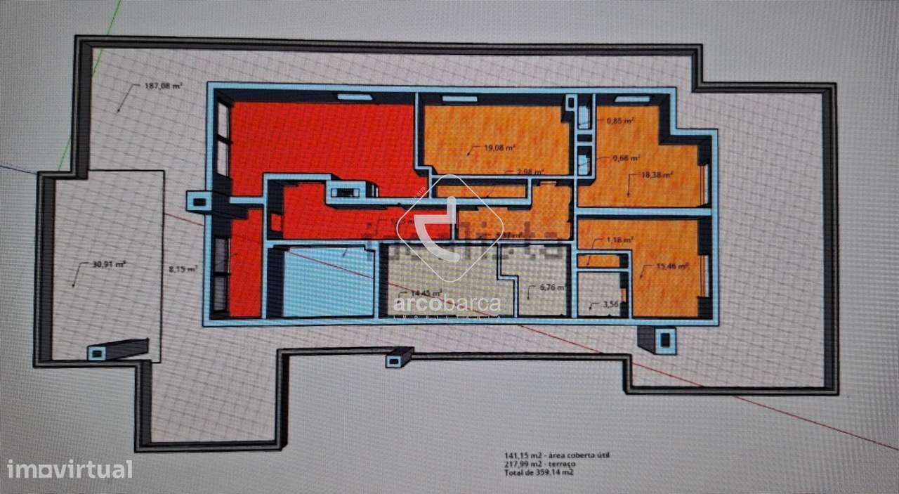 Apartamento  T4 c/ terraço em Ponte de Lima-5