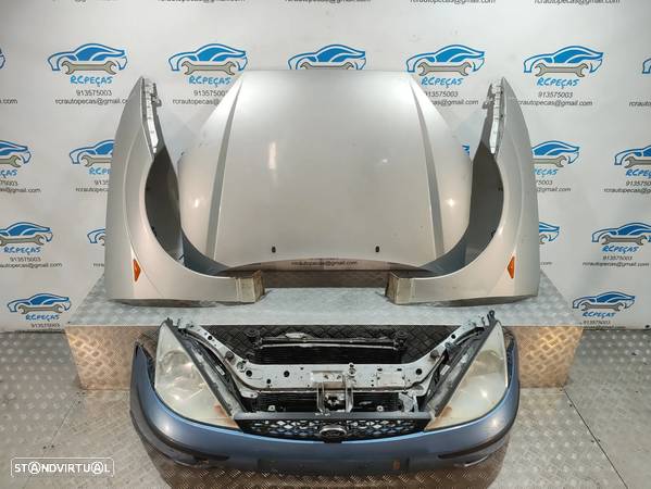 FRENTE COMPLETA FORD FOCUS 1 I MK1 FASE 2 II FACELIFT CAPOT PARACHOQUES GUARDA-LAMAS OTICAS RADIADOR VENTILADOR FRENTE FIBRA REFORÇO - 23