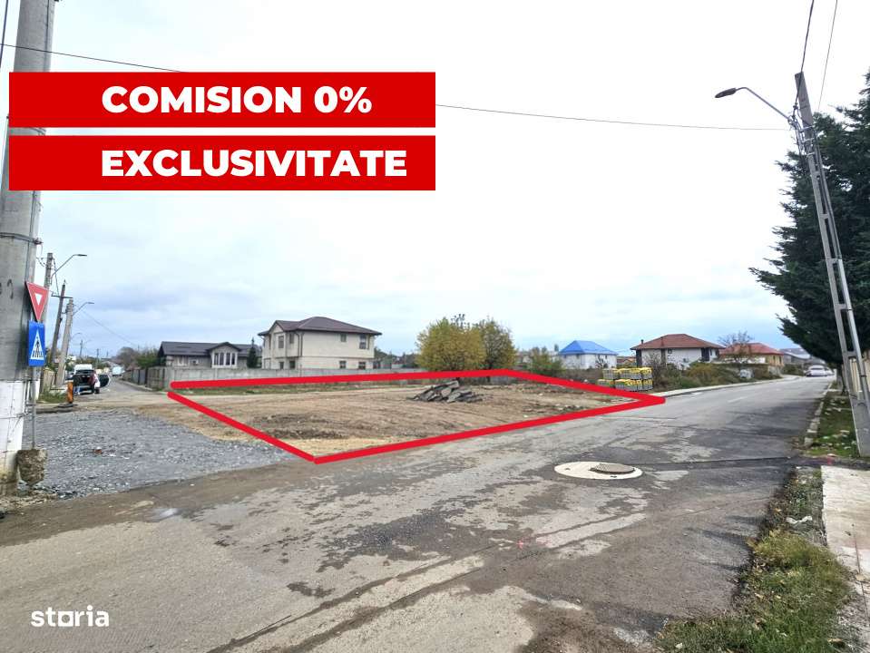 Oportunitate - vanzare teren 1269mp in centrul loc. Stefanestii de Jos-0