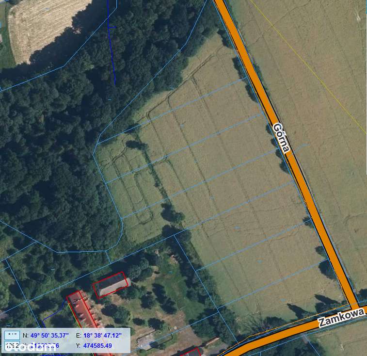 Działka budowlana - zagrodowa Kończyce Wielkie pow. Cieszyn-0