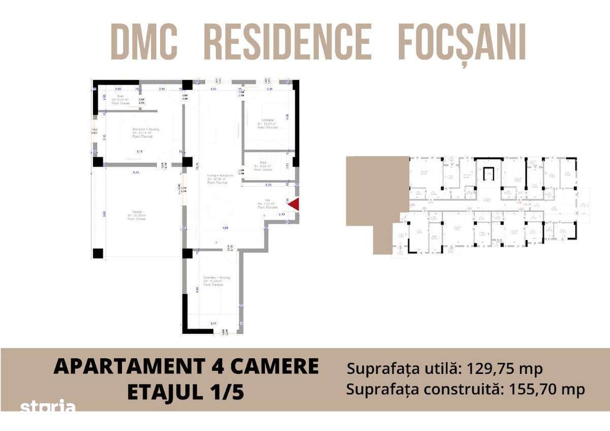 Apartament 4 camere-et 2/5-S=130 mp-Kaufland-Obor - Imagine principală: 4/14