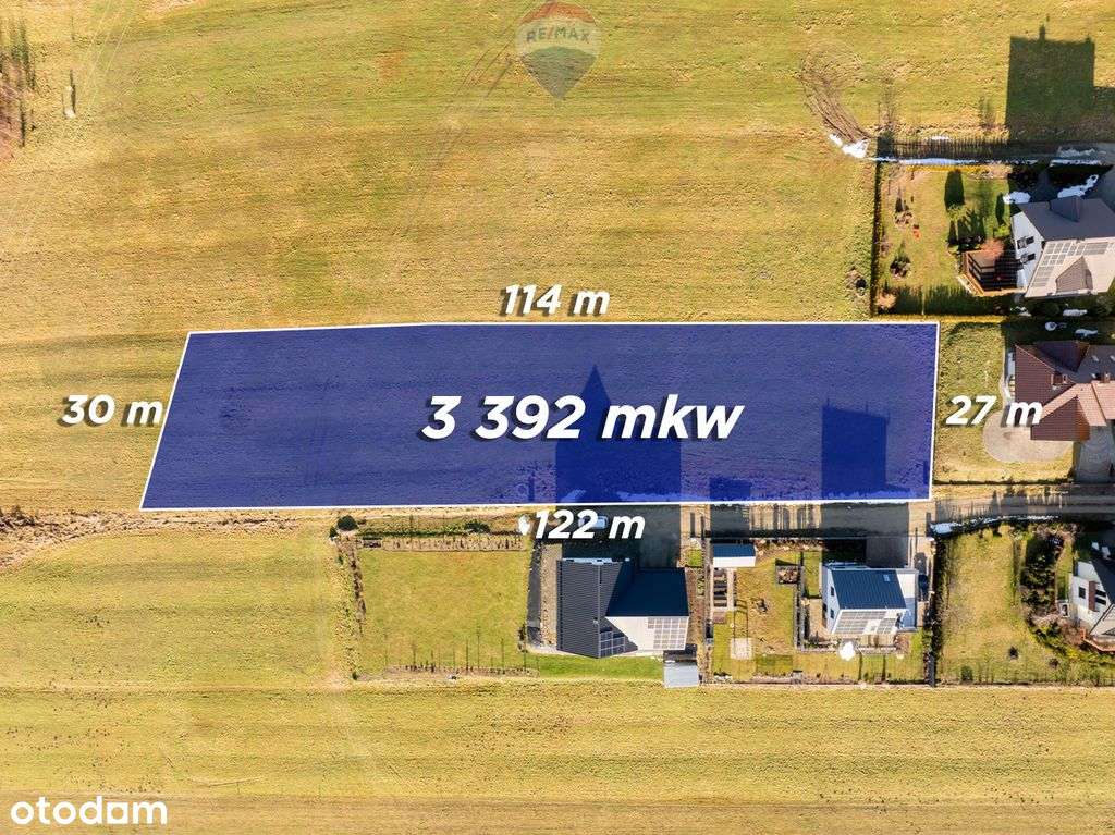 Działka budowlana 3392 m² – Nowy Targ, os. Niwa - Pełny obrazek: 2/19