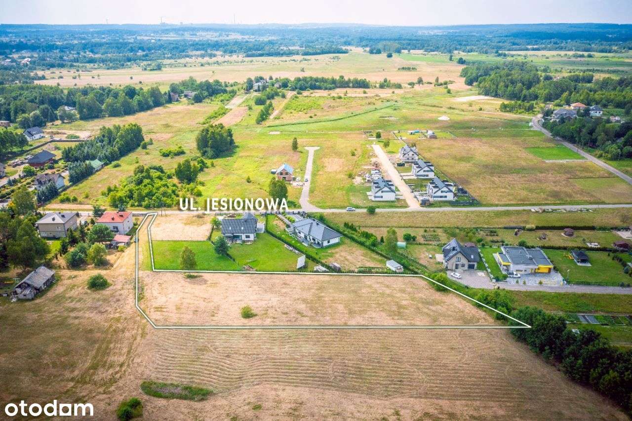 D-g Błędów 2 działki z pozwoleniem na budowę domów jednorodzinnych-8