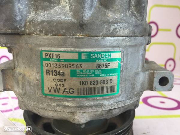 Compressor AC VW Touran 2.0TDi 140Cv de 2005 - Ref: 1K0820803Q - NO60156 - 4