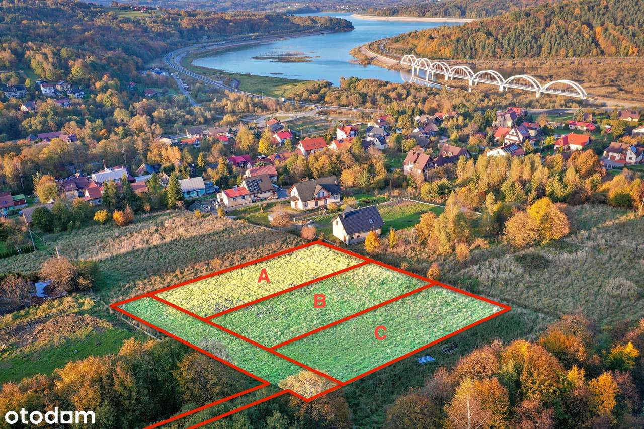 Działka budowlana z widokiem na Jezioro Mucharskie | Tarnawa Dolna - Pełny obrazek: 2/8