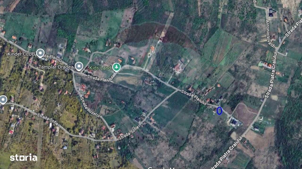 Teren intravilan, 1000 mp, dealuri, Plaiului, de vânzare - Imagine principală: 2/3