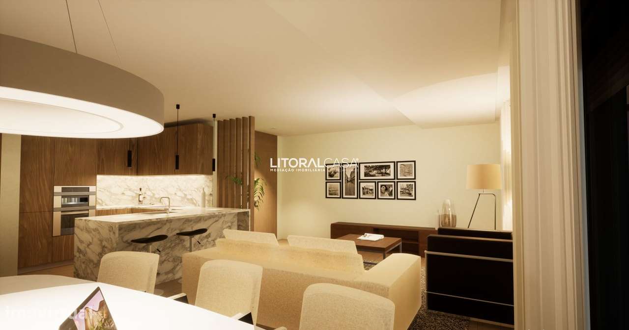 Maravilhoso T2 no centro histórico da cidade com terraço e garagem - Grande imagem: 2/16