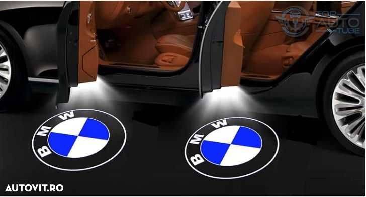 Set 2 X lampi led portiera cu proiector BMW Logo Seria 1/2/3/4/5/6/7/X - 6