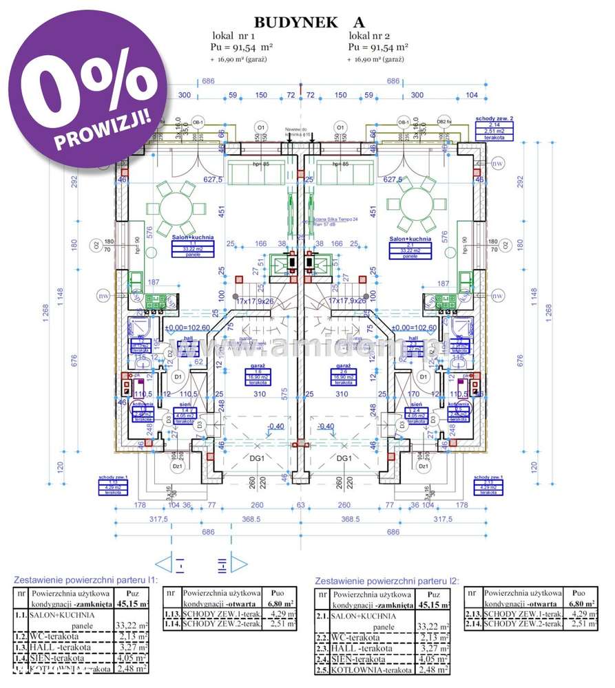 Nadbiel,dom w zabudowie bliżniaczej z garażem - Pełny obrazek: 4/20