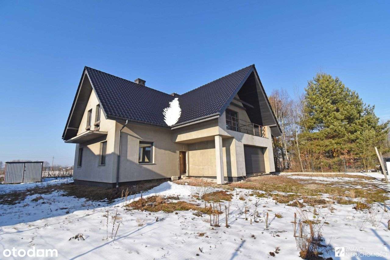 5 pok. możliwe 6, dwustanowiskowy garaż, Opatowice-0