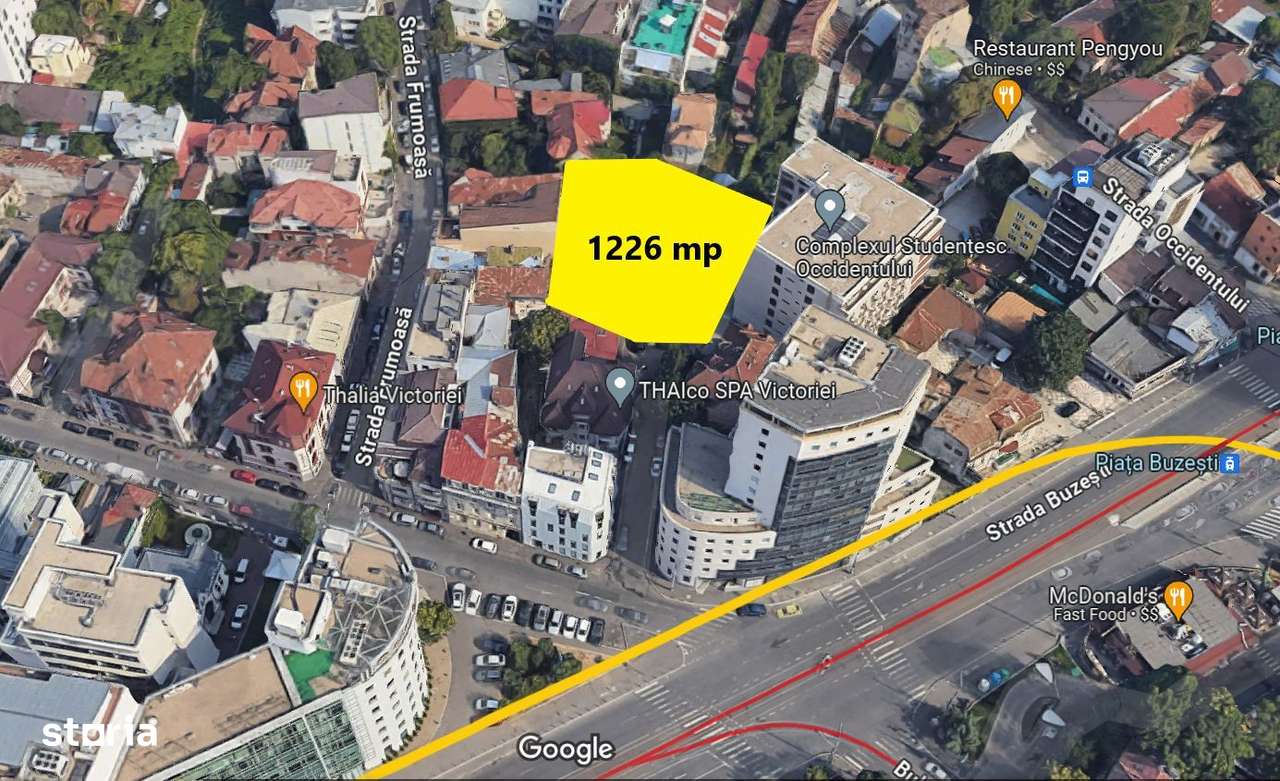 Super Pozitie | Teren Piata Victoriei | 1226 mp | CUT: 2 | POT: 50 % | - Imagine principală: 4/5