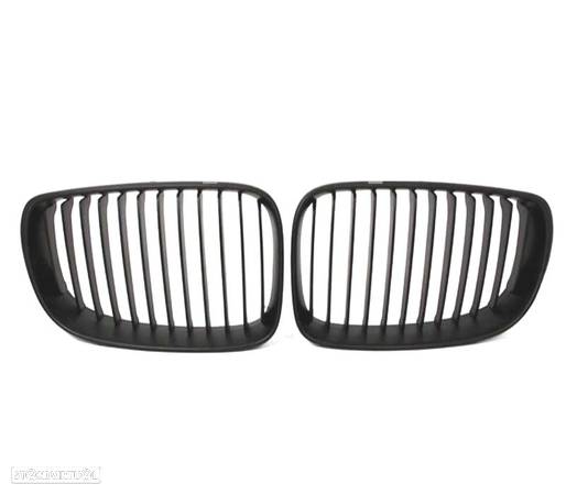 GRELHAS FRONTAIS PARA BMW E81 E82 E87 E88 07-12 PRETO MATT - 3