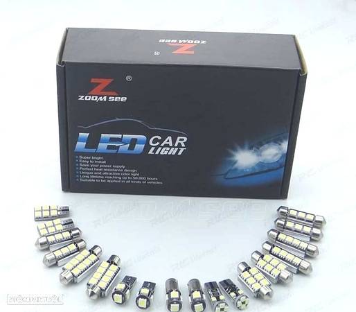 KIT COMPLETO DE 16 LÂMPADAS LED INTERIOR PARA MERCEDES CLK CLASE W208 CLK320 CLK430 CLK55 AMG 98-02 - 3