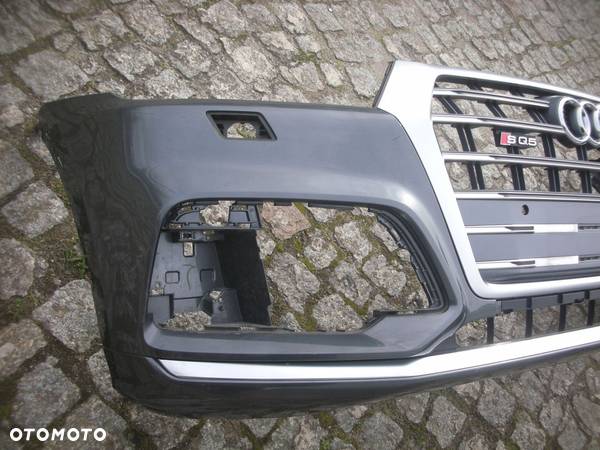 CHROM SPOILER GRILL ZDERZAK PRZEDNI AUDI Q5 SQ5 80A 17- - 3