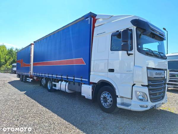 DAF XF480 6X2 2018 RETARDER + PRZYCZEPA TANDEM PRZEJAZDOWY Import Francja - 2