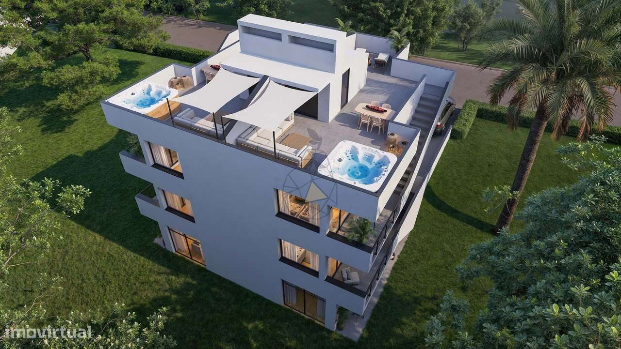 Apartamentos de luxo de dois andares situados em um condomínio fechado - Grande imagem: 3/15