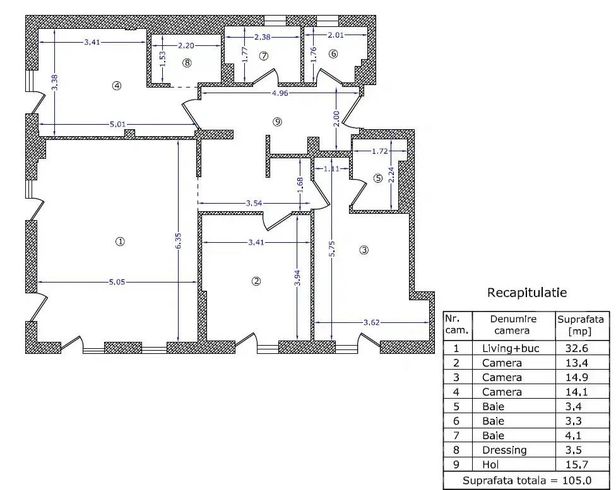 Apartament 4 camere cu gradina The Suburb Buftea-12