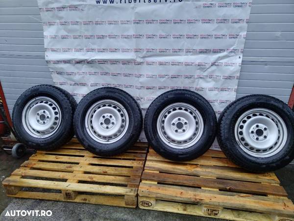 Set complet - Jante (tabla) si anvelope (All seasons) 205/75 R16C - 1