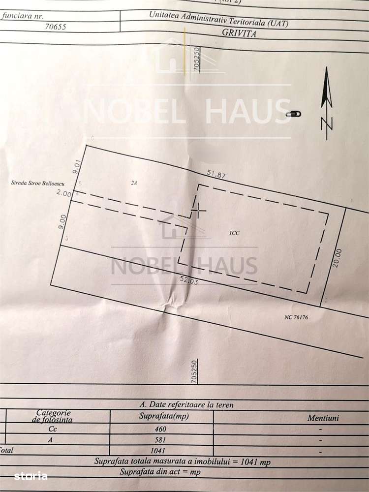 Teren intravilan 1041 mp, Grivita, pentru constructii-4