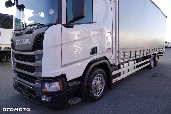 Scania R 450 / FIRANKA - 9,4 M / 6x2 / OS PODNOSZONA / RETARDER / 2020 ROK / SOLÓWKA / KLIMA POSTOJOWA / PO ZŁOTYM KONTRAKCIE - 6