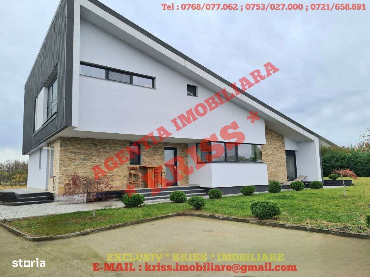 VILĂ DEOSEBITĂ De Lux Pitești Stradală 250 Mp. Utili Teren 1400 Mp. - Imagine principală: 4/20