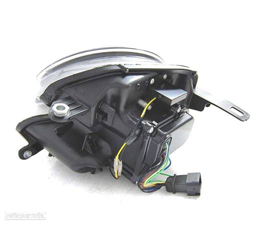 FARÓIS XENON LED PARA MINI COOPER 06-14 PRETO - 2