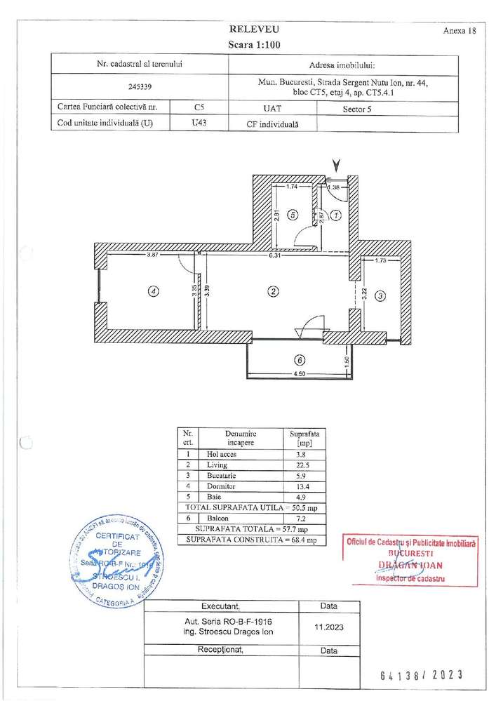 VANZARE APARTAMENT DE 2 CAMERE - ONE COTROCENI PARK-19