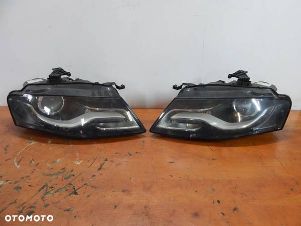 Lampa przód xenon LED AUDI A4 s4 B8 08-13 Łuków części - 2