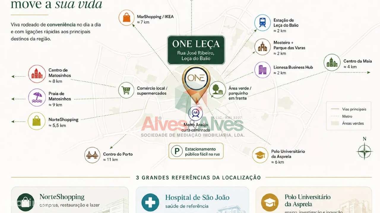 Apartamento T3 c/3 suites - (em construção) Leça do Balio-16