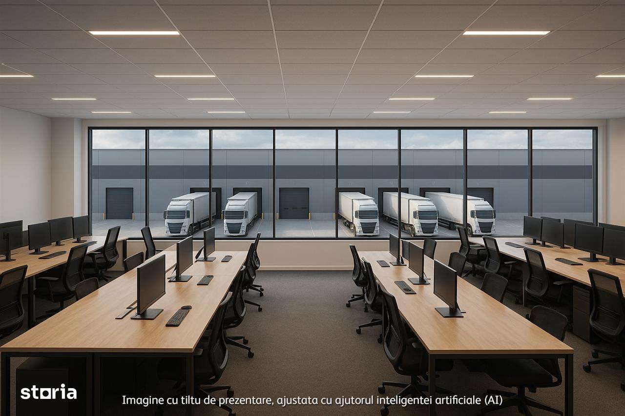 Spatii industriale si birouri 3400 mp in Popesti-Leordeni - Imagine principală: 5/5