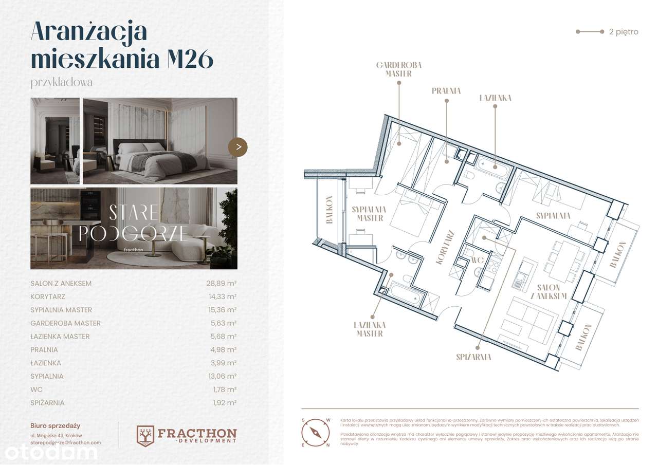 3-pokojowe mieszkanie 95m2 Bez Prowizji - Pełny obrazek: 2/16