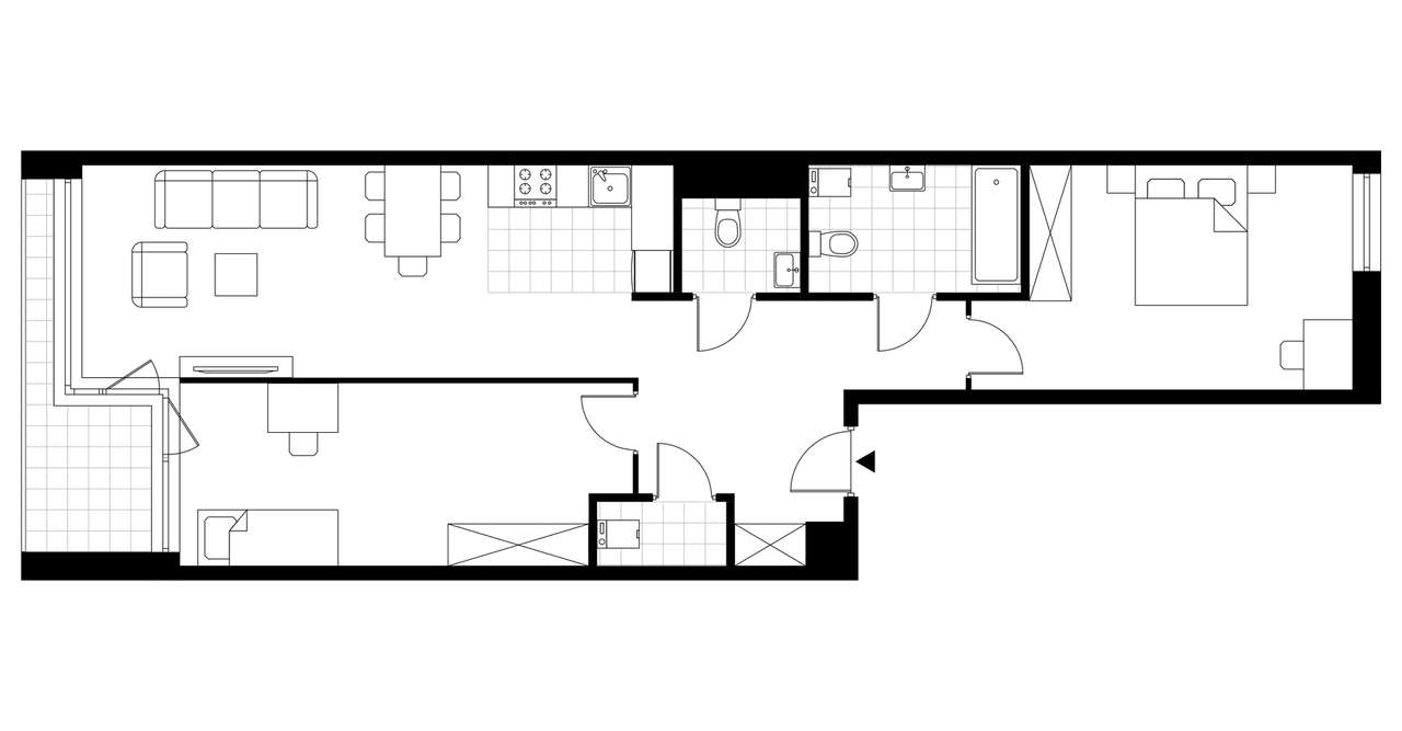 3-pokojowe mieszkanie 72m2 + loggia Bez Prowizji - Pełny obrazek: 4/9