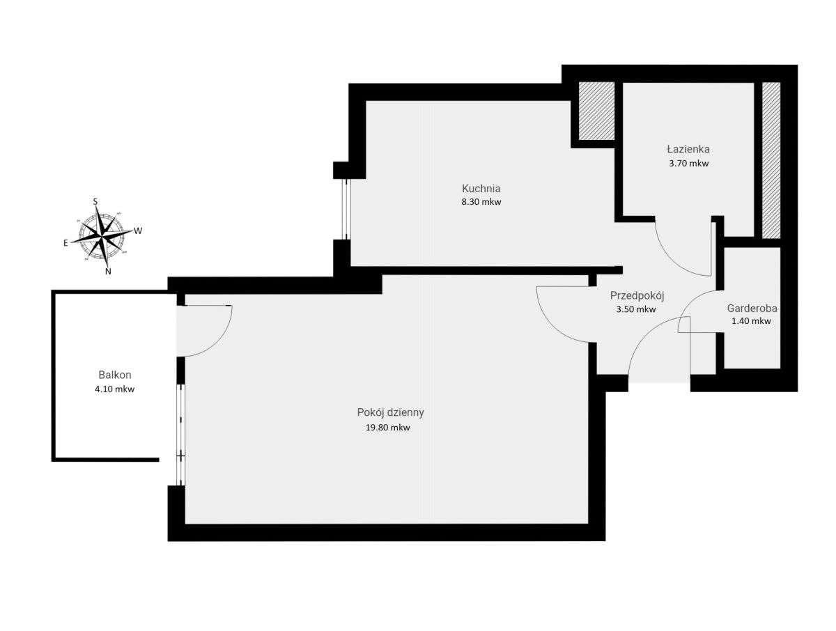 1 pokój, świetna lokalizacja, spokojna okolica-8