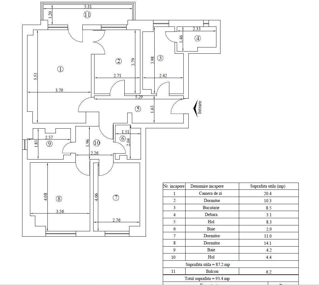 Apartament cu 4 camere in zona Centru - Arcu - Imagine principală: 3/3