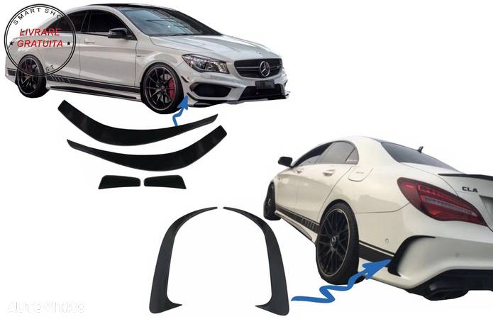 Prelungiri Bara Fata Extensii Bara Spate Mercedes CLA W117 C117 X117 (2013-2016) C- livrare gratuita - 1