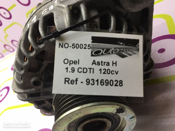 Alternador Opel Astra H 1.9 Cdti 120 cv de 2006 - Ref : 986048793 - NO50025 - 4
