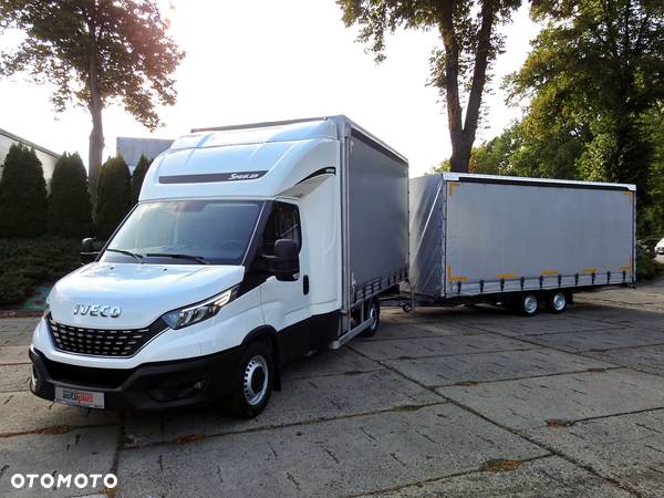 Iveco DAILY 35S18 AUTOMAT HI-MATIC PLANDEKA ZESTAW Z PRZYCZEPĄ BLYSS 18 PALET 180KM [ 414269 ] - 2