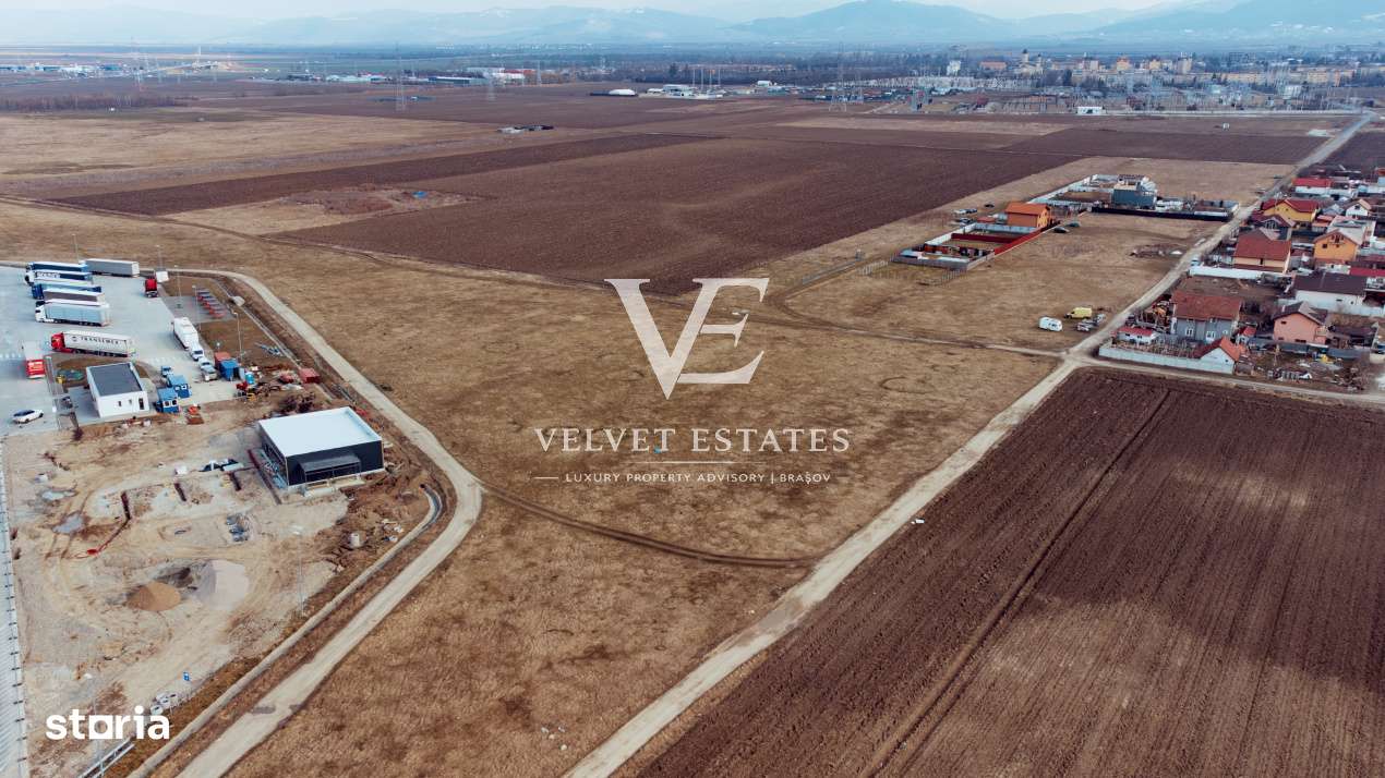 Teren 9.026 mp Sanpetru/Brasov – PUZ Aprobat Blocuri P+2E+M-10