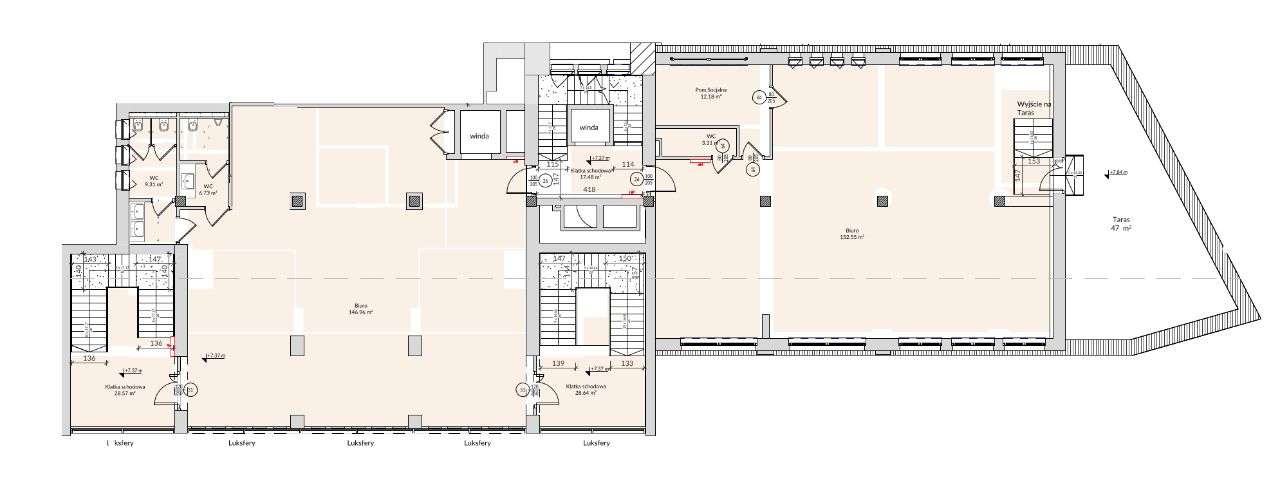 Lokal z salą konferencyjną, 2 tarasami centrum - Pełny obrazek: 4/16