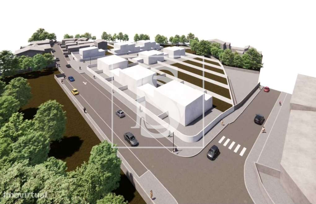 Terreno em Lugar do Monte - Gulpilhares com PIP aprovado para 15 morad - Grande imagem: 2/5