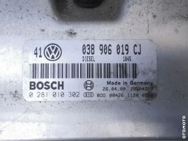 VW AUDI SEAT SKODA KOMPUTER 038906019CJ 0281010302 1.9 TDI - 2