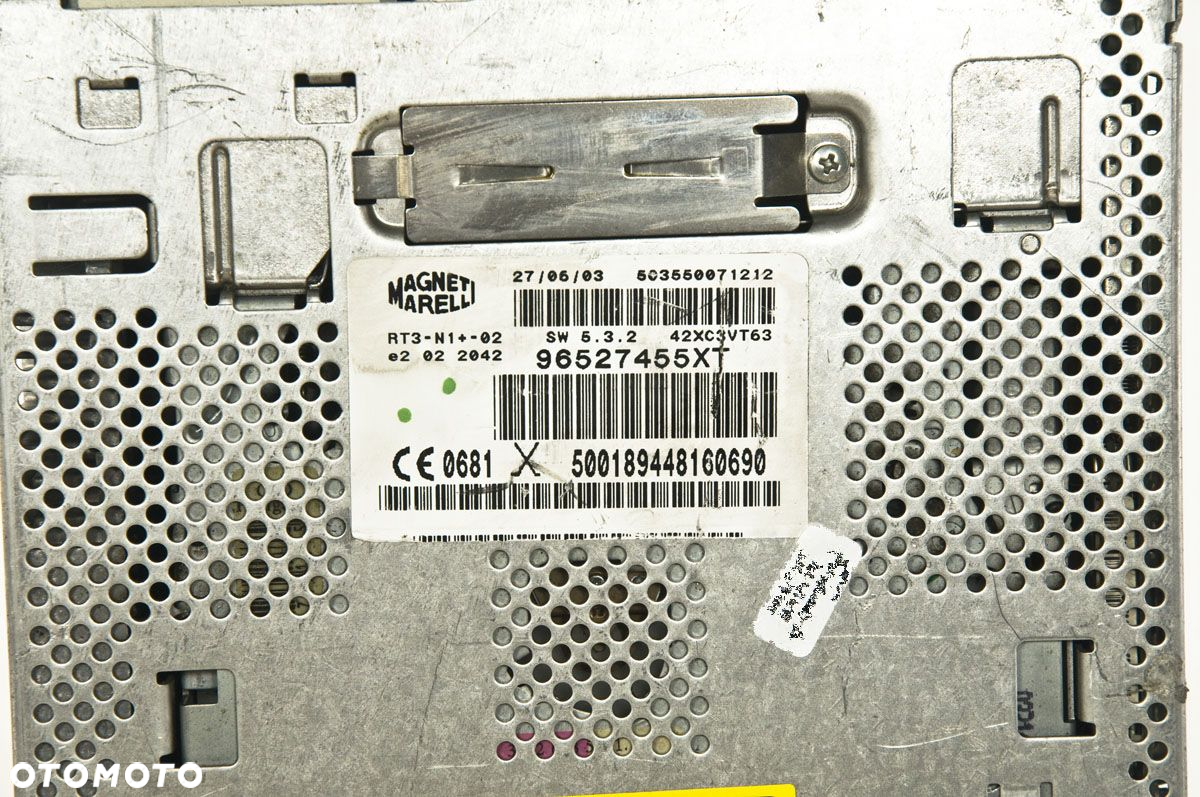 Radio fabryczne CD z GSM zmieniarka i kabel Peugeot 307 96527455XT - ORYGINAŁ komplet! - 4
