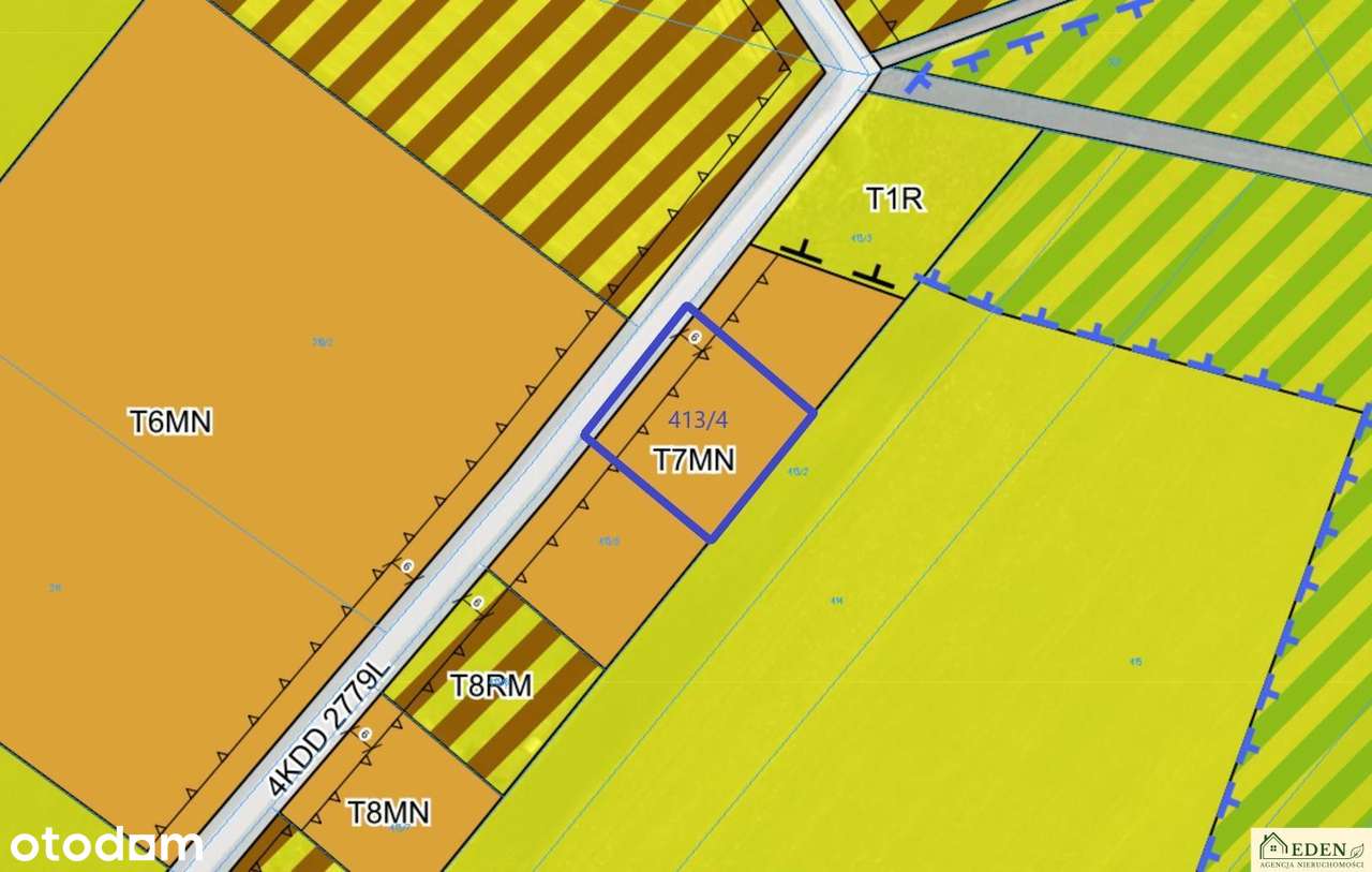 Działka budowlana (MN) 1200 m2 w Tuchowiczu-3