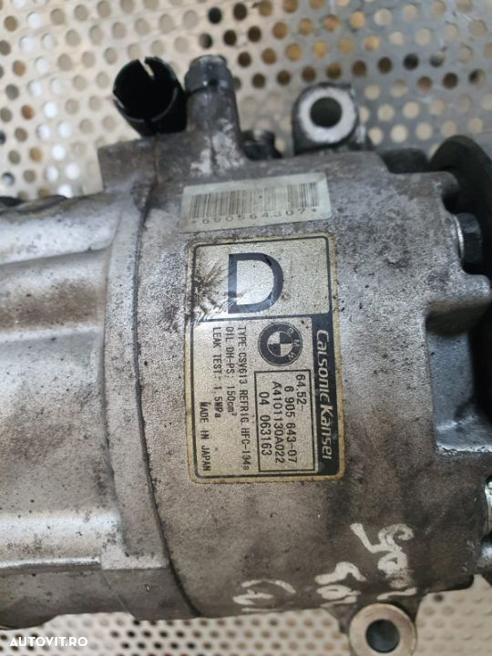 Compresor Clima BMW X3 E83 Motor 2.0 Diesel M47 Factura Si Garantie - 6