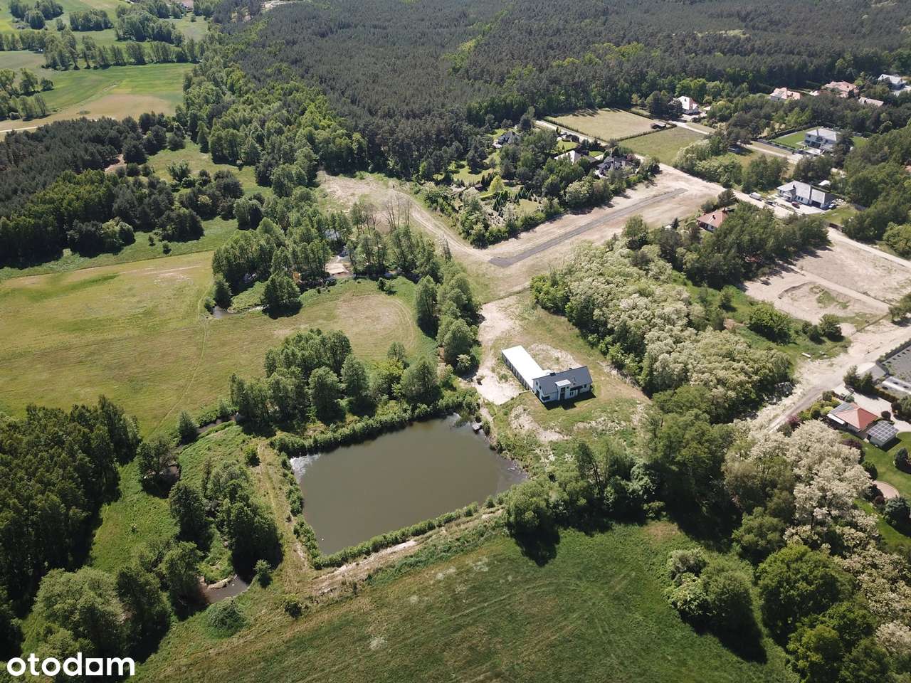 Na sprzedaż dom przy rzece, działka 1,25 ha, staw 0,30 ha Posoka Konin - Pełny obrazek: 4/20