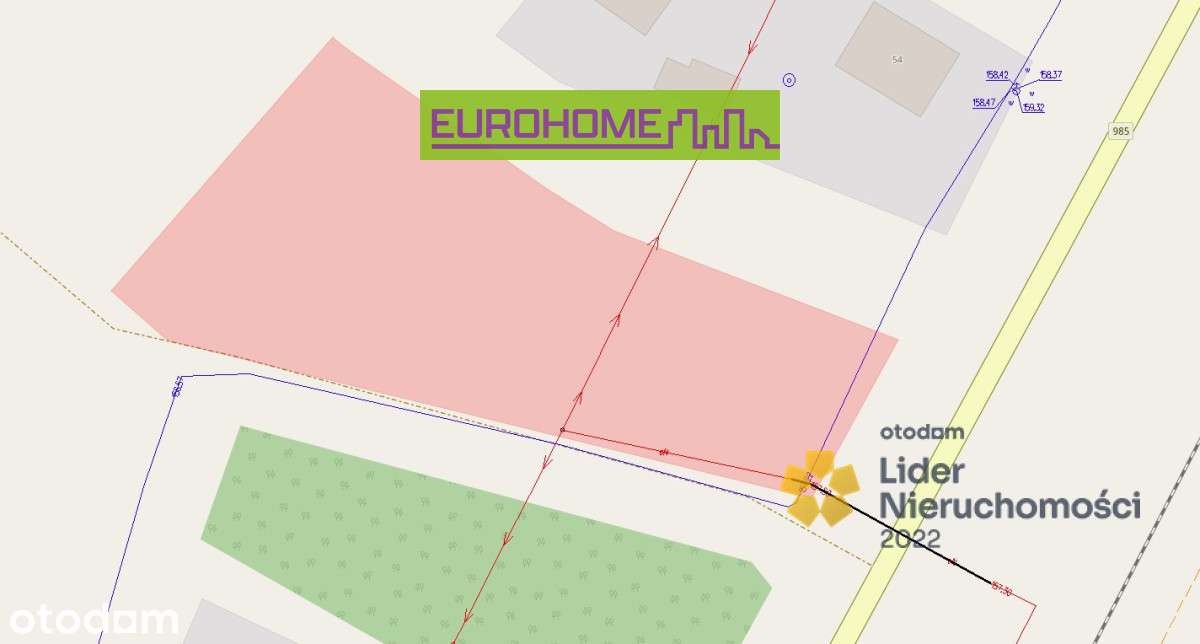 Działka W Jaślanach | 22 Ar | Media - Pełny obrazek: 4/7