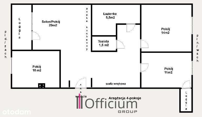 Na sprzedaż, 3-pok. 74,4m2, obok ronda Wiatraczna-11