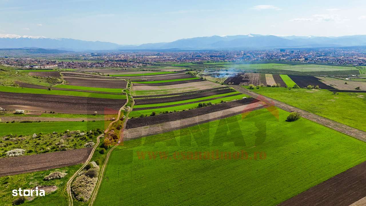 Teren 3.000 mp cu panorama superba asupra Sibiului |SkyVideo-10